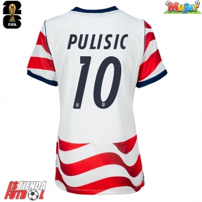 Estados Unidos Christian Pulisic #10 Primera Equipación Mujer Mundial 2026 Manga Corta